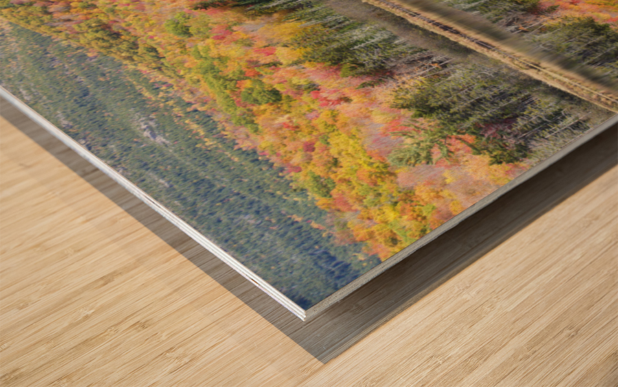 Kiah Pond - Sandwich New Hampshire Wood print