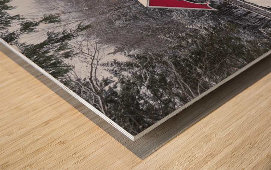 Franconia Notch - Lincoln New Hampshire Wood print