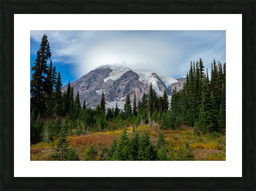 Mt. Rainier Picture Frame print