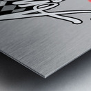 Hot Rod Burnout Metal print