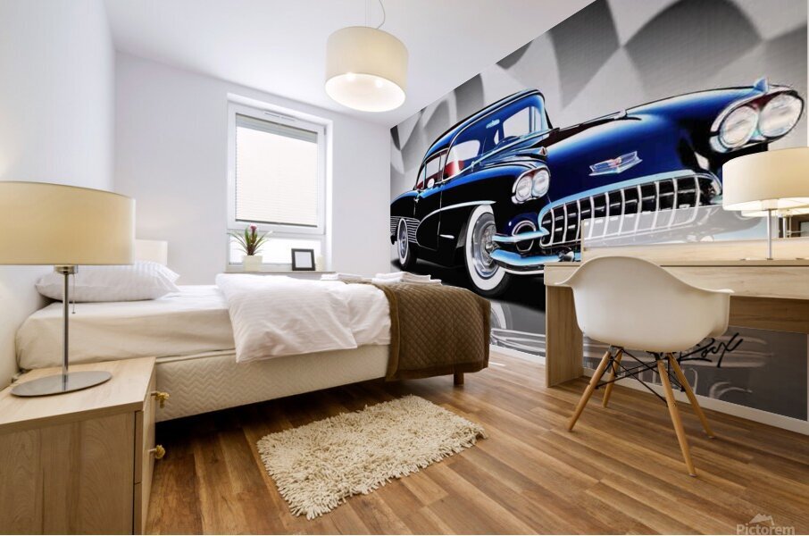 50s Chevrolet Proto-Type Mural print
