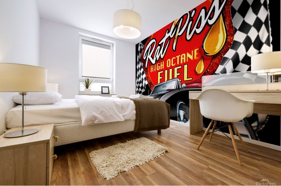 Fueling The Beast Mural print