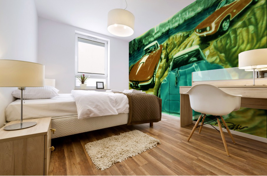  Classic Chevys Wall Mural Mural print