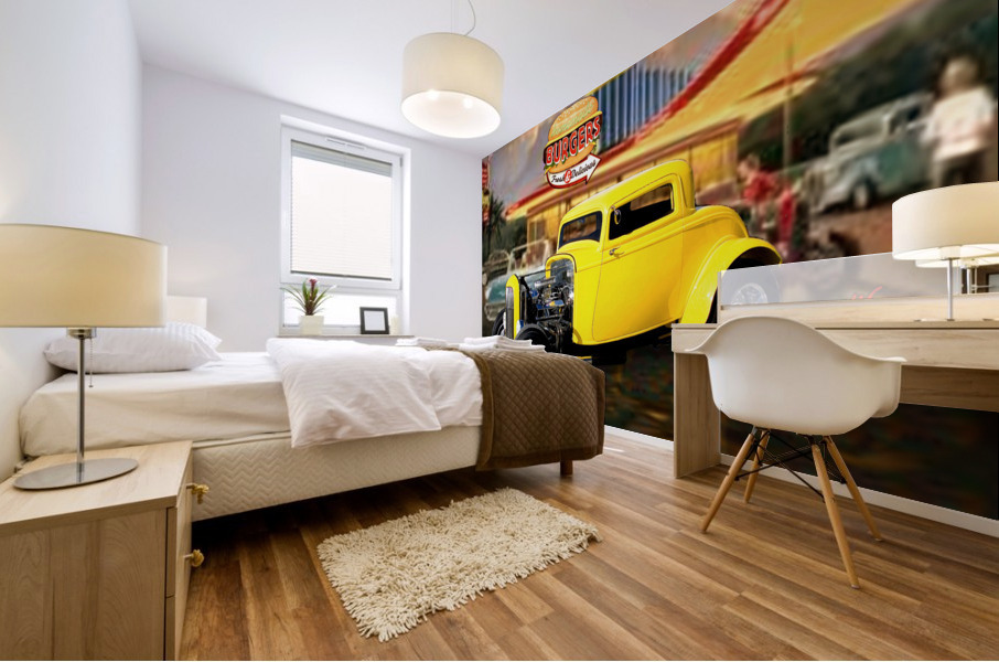 look n for the Black 55  Mural print