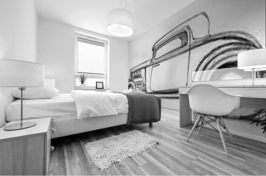 32 sketch Mural print