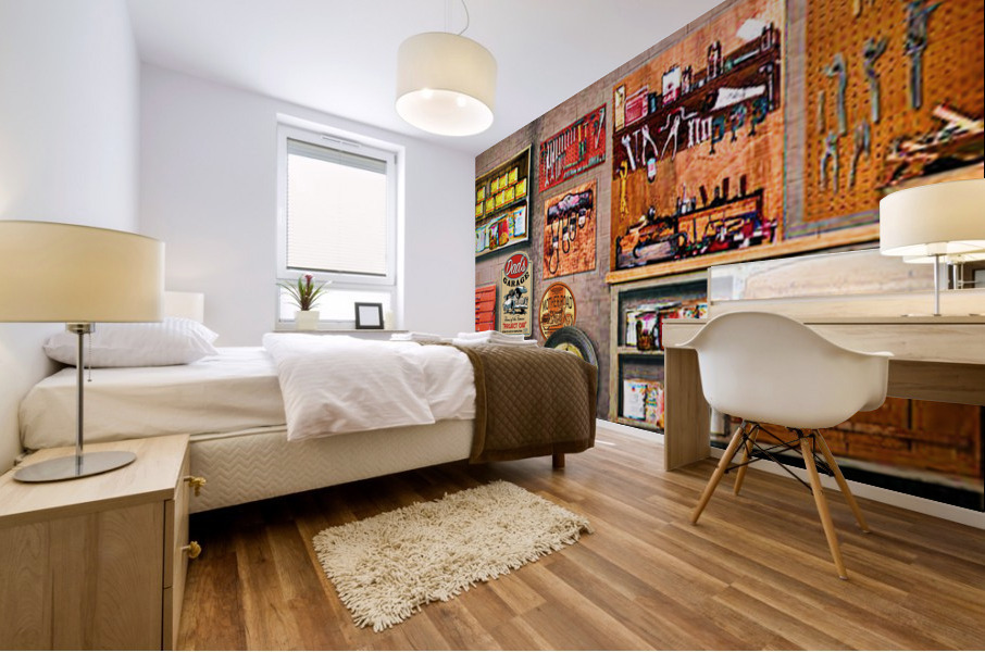  The Garage Mural print