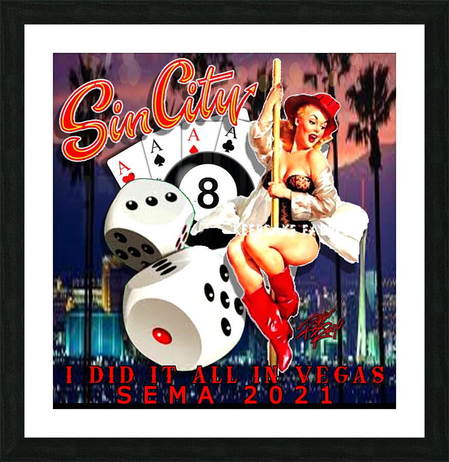 Sin City  Picture Frame print