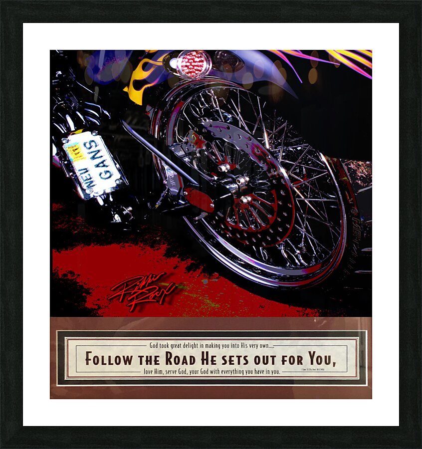 Classic Chopper Picture Frame print