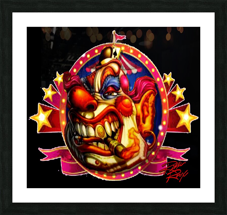 Circus Clown  Picture Frame print