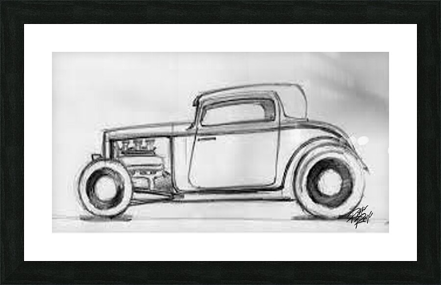 32 sketch Picture Frame print