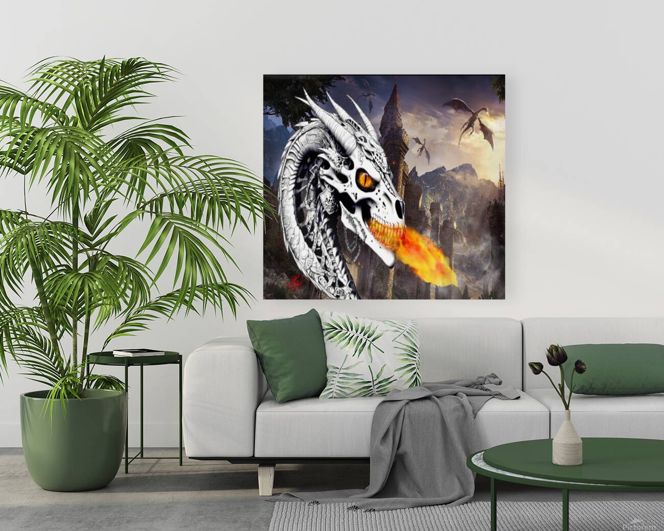 medieval dragon Reproduction