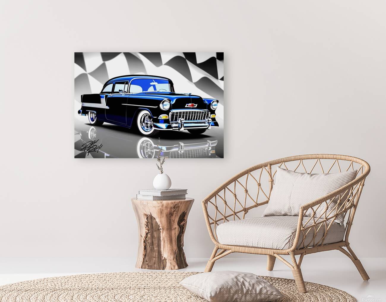 Classic 55 Chevy Reproduction
