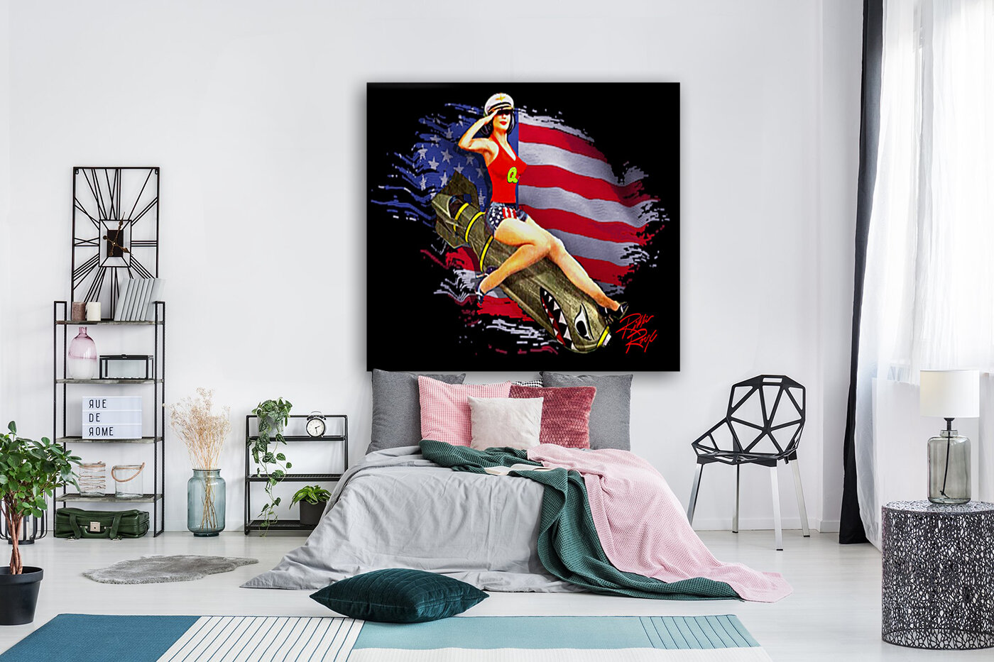  Classic B-52 Bomber Pin-up Reproduction