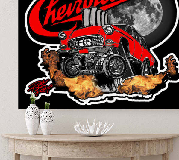 55 Chevy Gasser by Rikki Rocx Designs