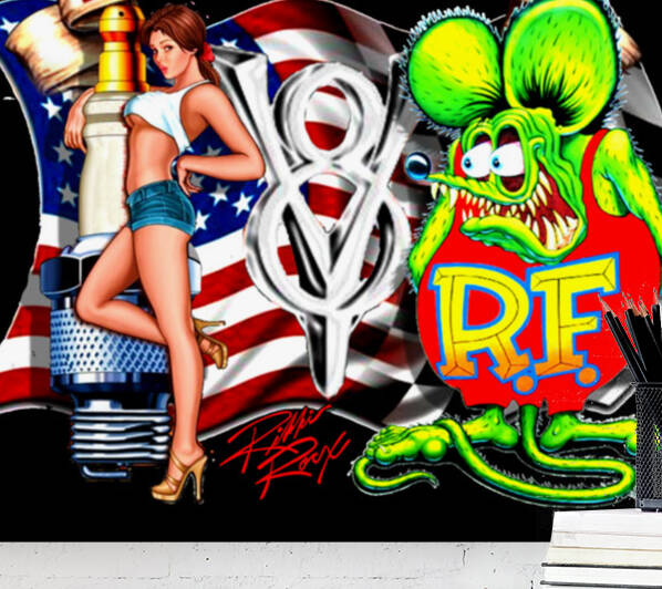 Hot Rod fink by Rikki Rocx Designs