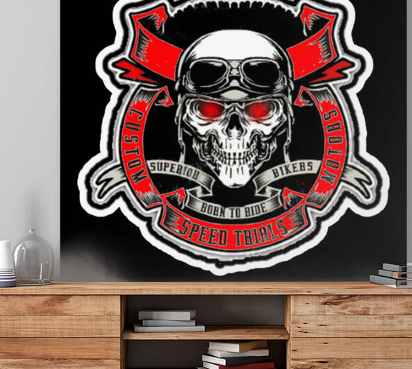 Biker Speed Trails by Rikki Rocx Designs
