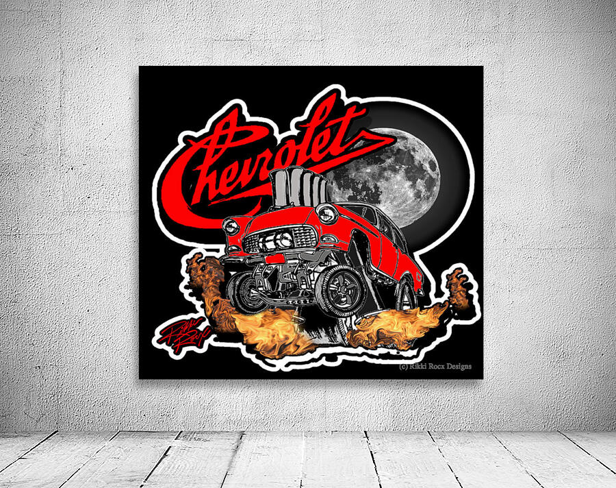 55 Chevy Gasser Wall Preview