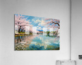 Blooming Lakeside Acrylic Print