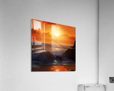 Sunset Over The Tides Acrylic Print