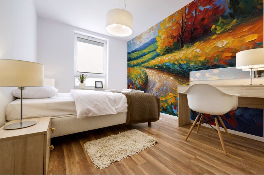The Crossroads Mural print