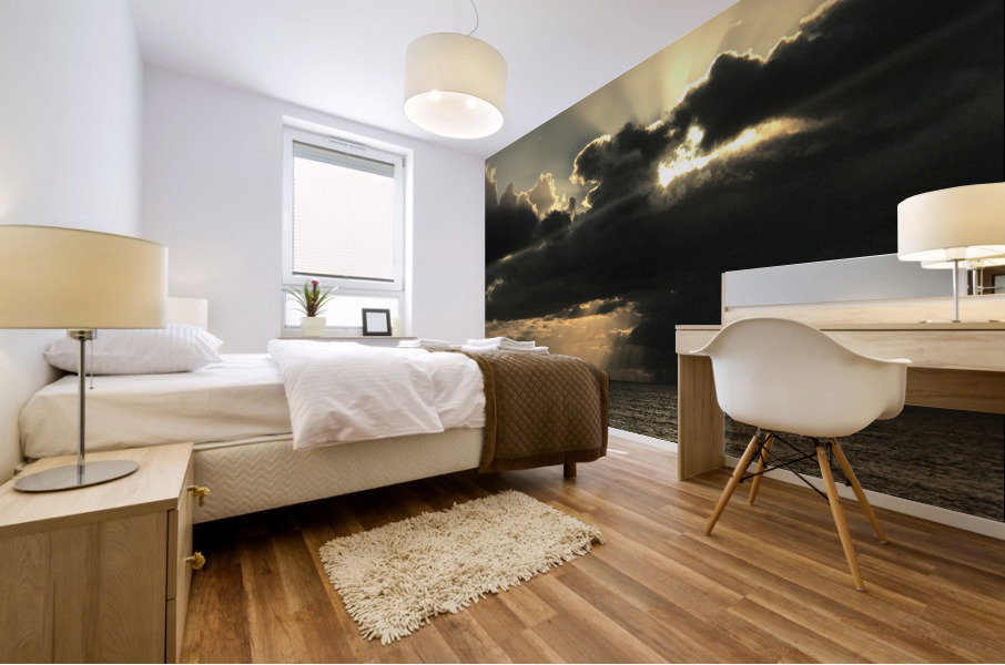 Ocean Sunset 10 Mural print