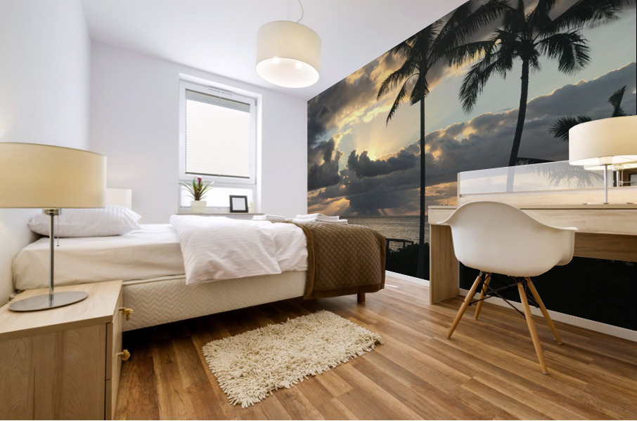Ocean Sunset 6 Mural print