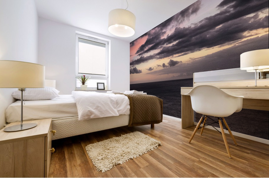 Ocean at Dusk 2 Mural print