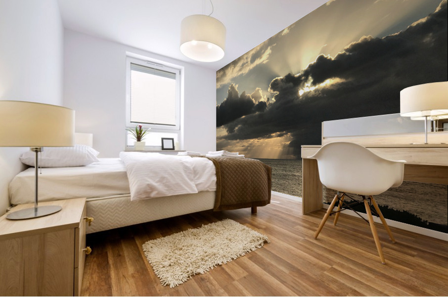 Ocean Sunset 3 Mural print