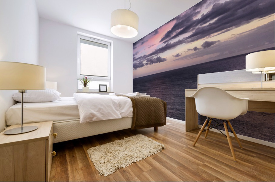 Ocean at Dusk 1 Mural print