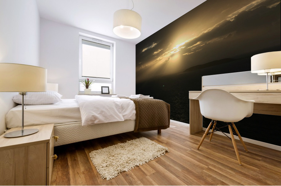 Ocean Sunrise 3 Mural print