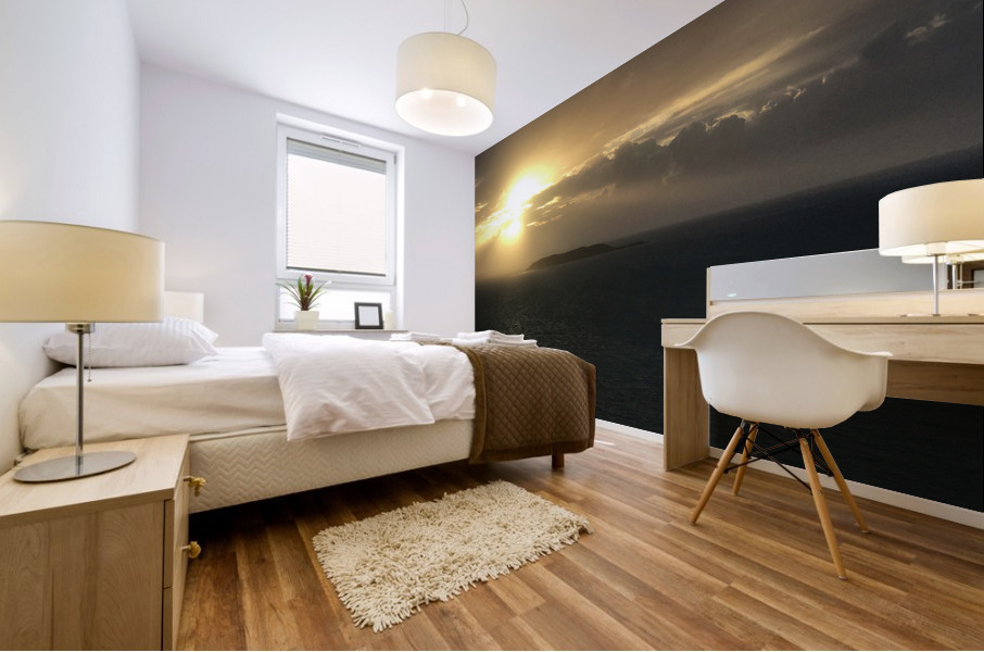 Ocean Sunrise 4 Mural print