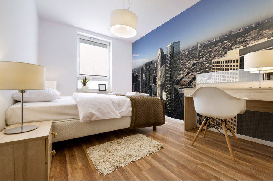 Inspiring Cityscape Mural print