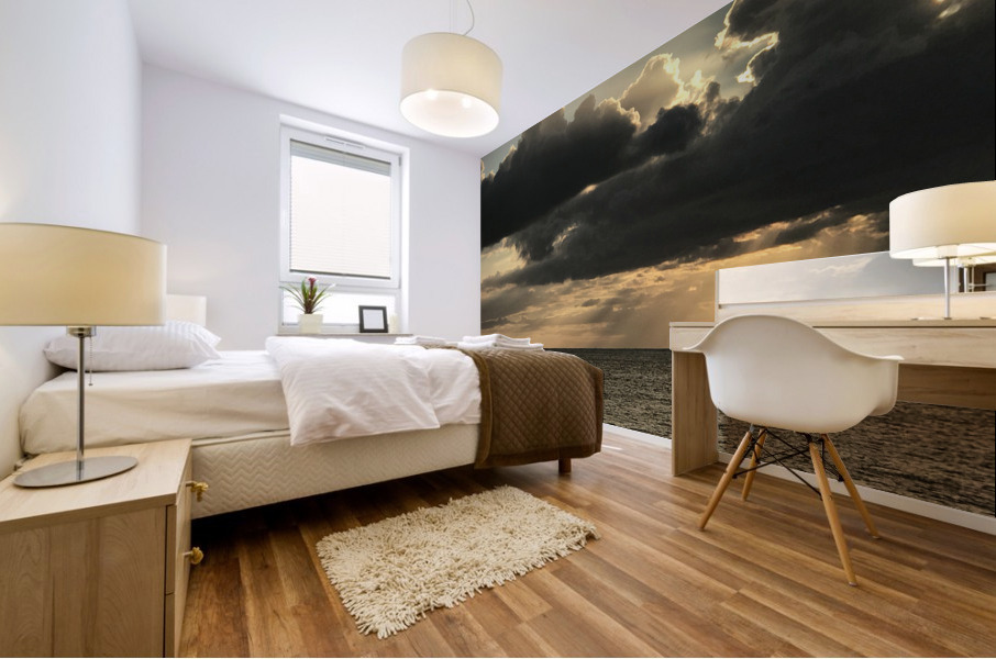 Inspiring Oceanic Sunset  Mural print