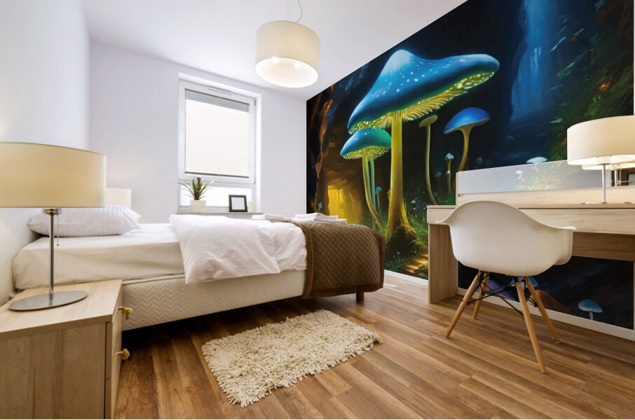 Deepest Places Mural print
