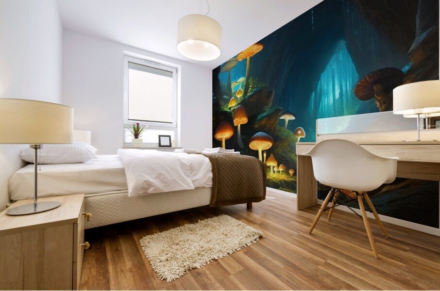 Deeper Places Mural print