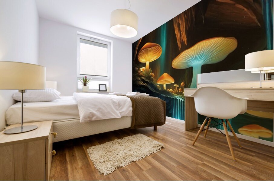 Deep Places Mural print