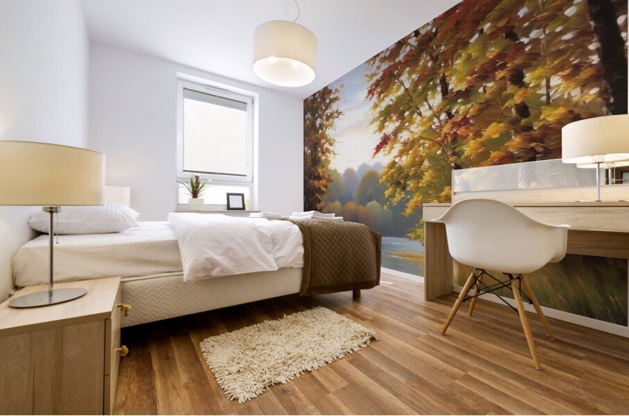 The Lakeside Mural print