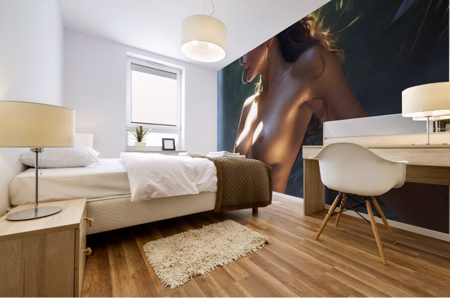 Paradise Falls Mural print