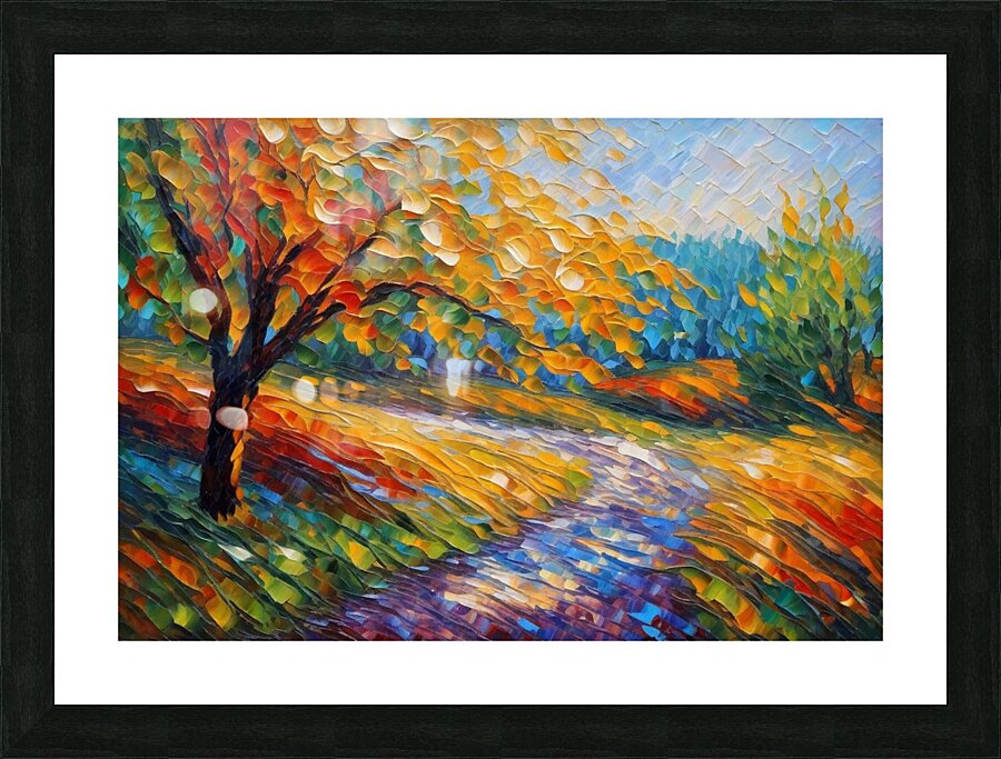 Road Less Traveled Picture Frame print