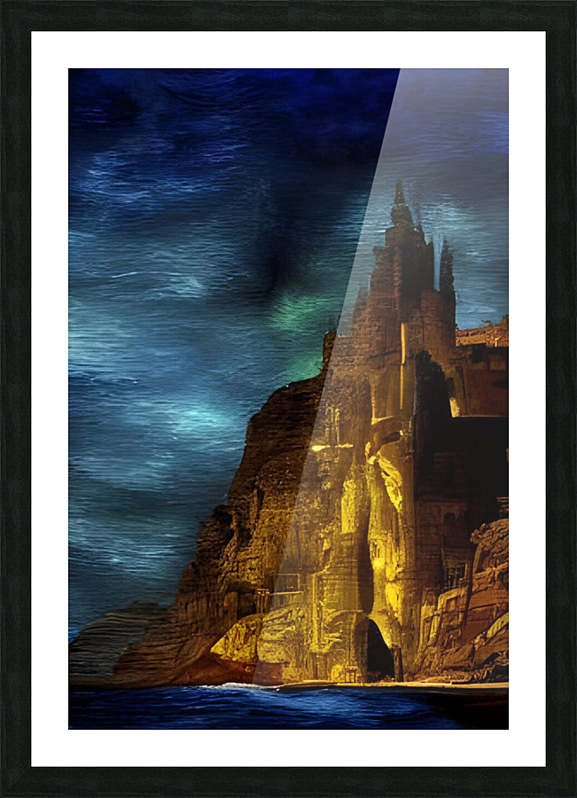 Midnight Cove Picture Frame print