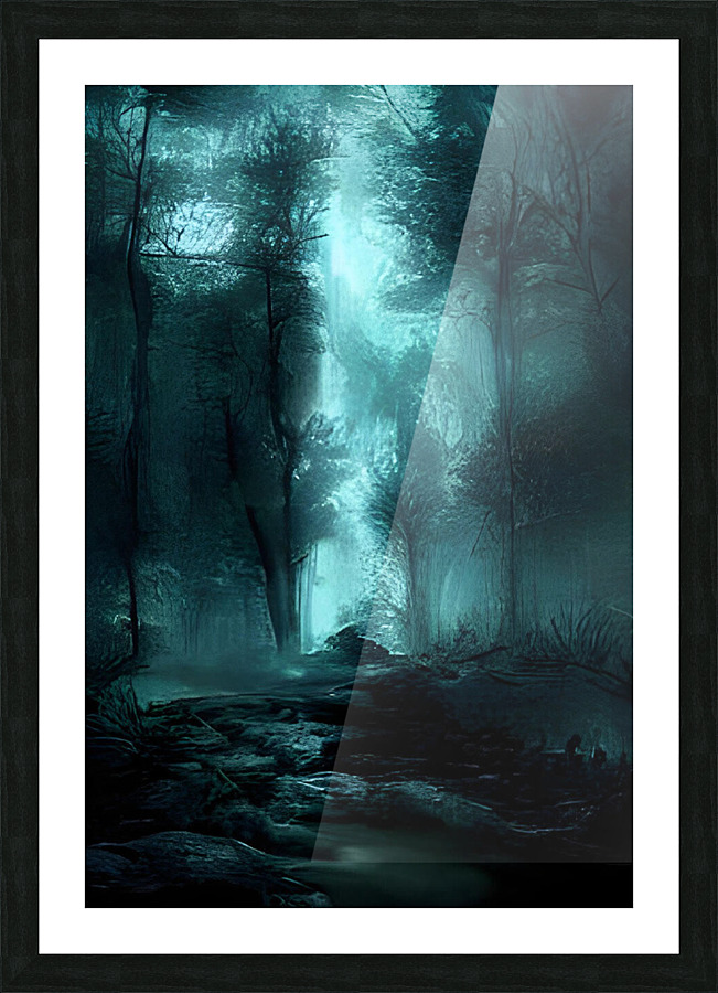 Moonlit Brooke Picture Frame print
