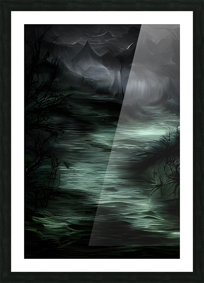 Misty Spring Picture Frame print