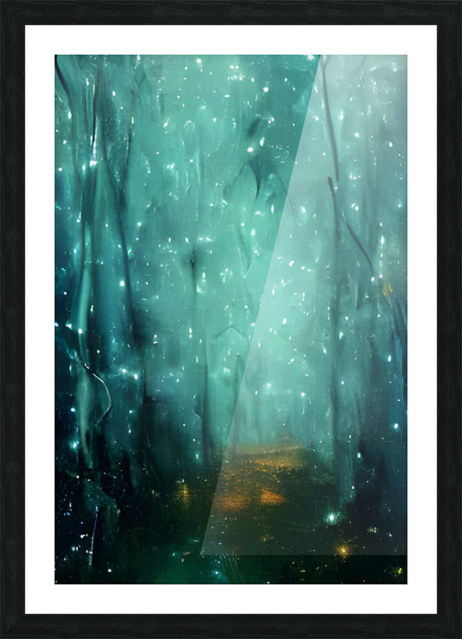 Fairy Path Picture Frame print