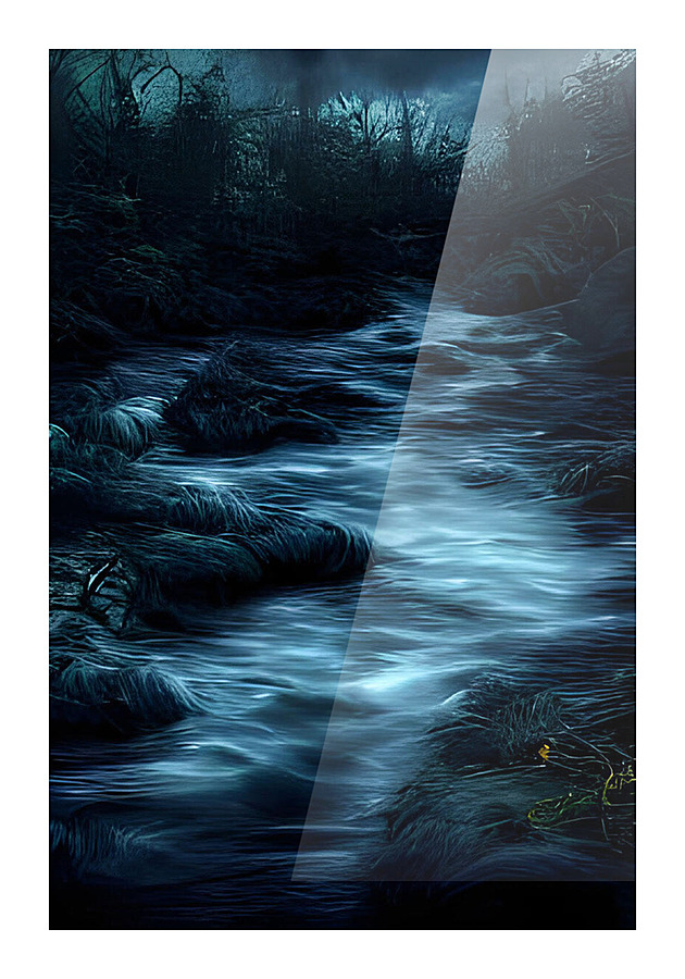 Flooded Creek Picture Frame print