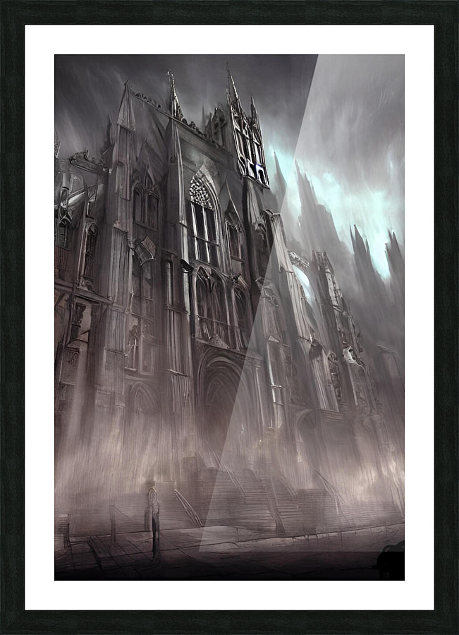Gothic Cathedral Picture Frame print