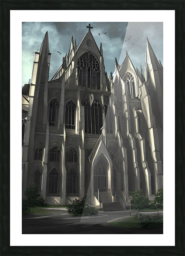Gilded Cathedral Picture Frame print