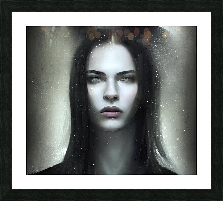 Mysterious Stranger Picture Frame print