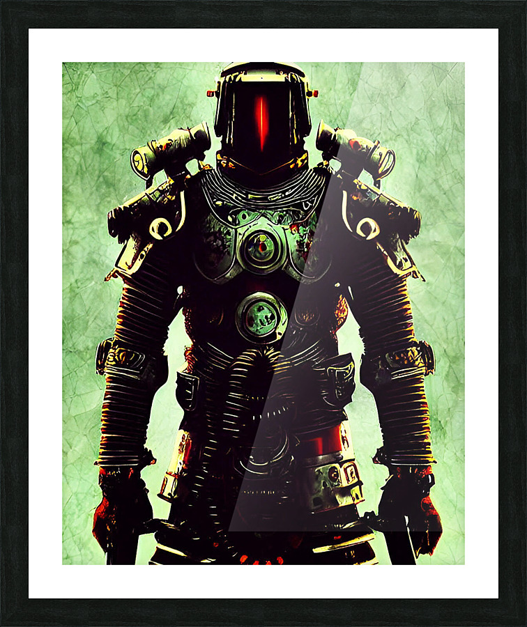 Space Pirate Picture Frame print