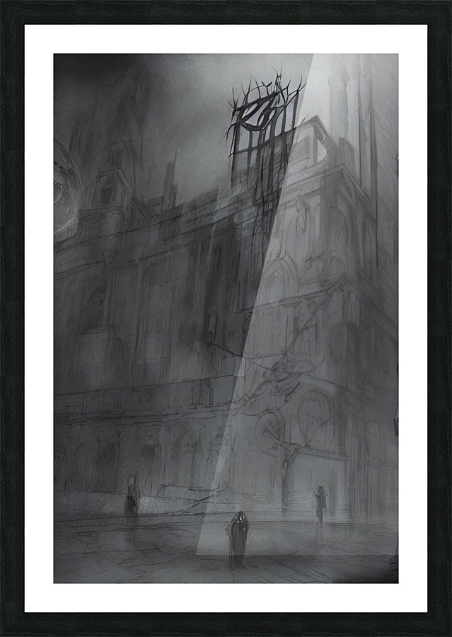 Evening Fog Picture Frame print
