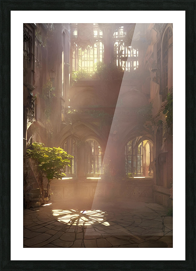 The Courtyard Picture Frame print